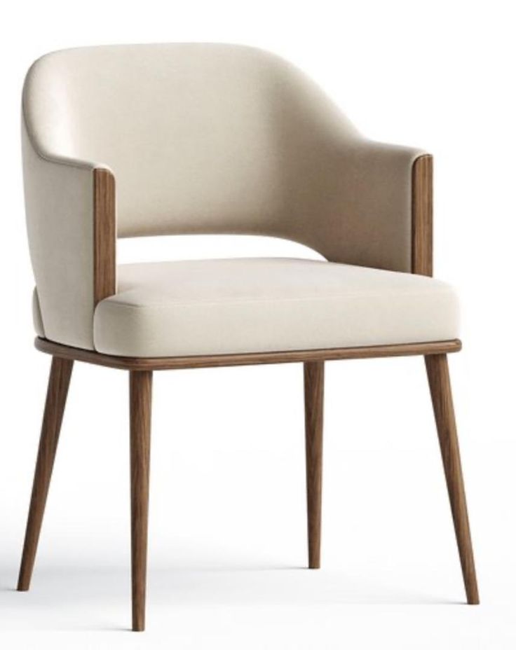 Premium Upholstered Dining Chair with Wooden Legs | Modern Dining Chair Manufacturer in Ahmedabad