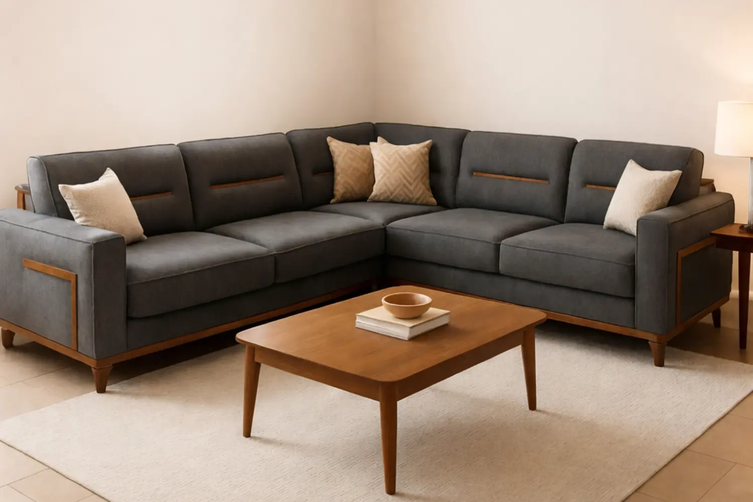 L Shaped Sofa Set in Ahmedabad, L Shaped Sofa Sets, Premium L Shaped Sofa Sets