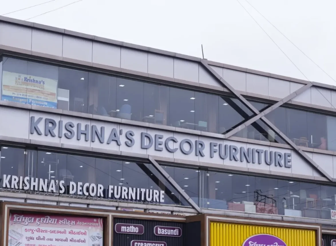 krishna's decor furniture, best custom furniture showromm in ahmedabad